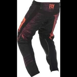 Fly | Kinetic Noiz | Motocross Pants | Y | 20 | Black & Red